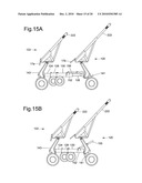 CONVERTIBLE SINGLE AND MULTI-SEAT STROLLER diagram and image