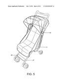 COLLAPSIBLE PUSHCHAIR diagram and image