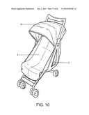 COLLAPSIBLE PUSHCHAIR diagram and image