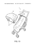 COLLAPSIBLE PUSHCHAIR diagram and image