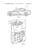 CABLE-ACTUATED INERTIAL LOCK FOR A VEHICLE DOOR diagram and image