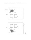 Device for Mechanically and Electrically Connecting a Portable, Battery-Operated Apparatus and Portable, Battery-Operated Apparatus diagram and image