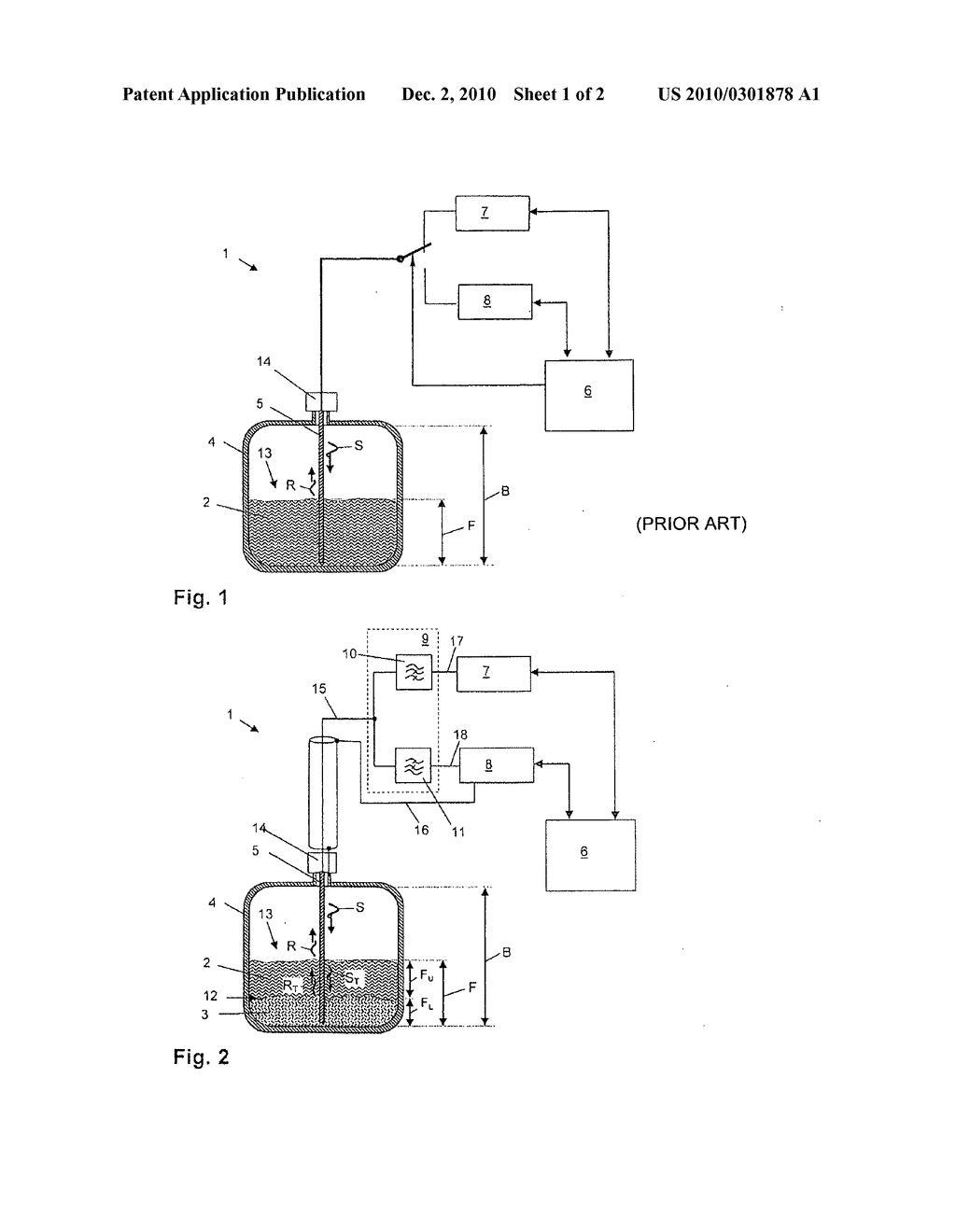 APPARATUS FOR ASCERTAINING AND/OR MONITORING AT LEAST ONE FILL LEVEL OF AT LEAST ONE MEDIUM IN A CONTAINER ACCORDING TO A TRAVEL-TIME MEASURING METHOD AND/OR A CAPACITIVE MEASURING METHOD - diagram, schematic, and image 02