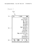 MOBILE TERMINAL AND METHOD FOR DISPLAYING INFORMATION diagram and image