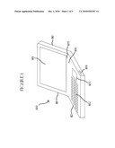 APPARATUS HAVING A WORKING SURFACE ACTING AS BOTH A HANDWRITING SURFACE AND AN INPUT SURFACE OR COMMAND MODULE diagram and image