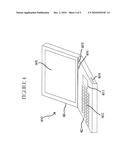 APPARATUS HAVING A WORKING SURFACE ACTING AS BOTH A HANDWRITING SURFACE AND AN INPUT SURFACE OR COMMAND MODULE diagram and image