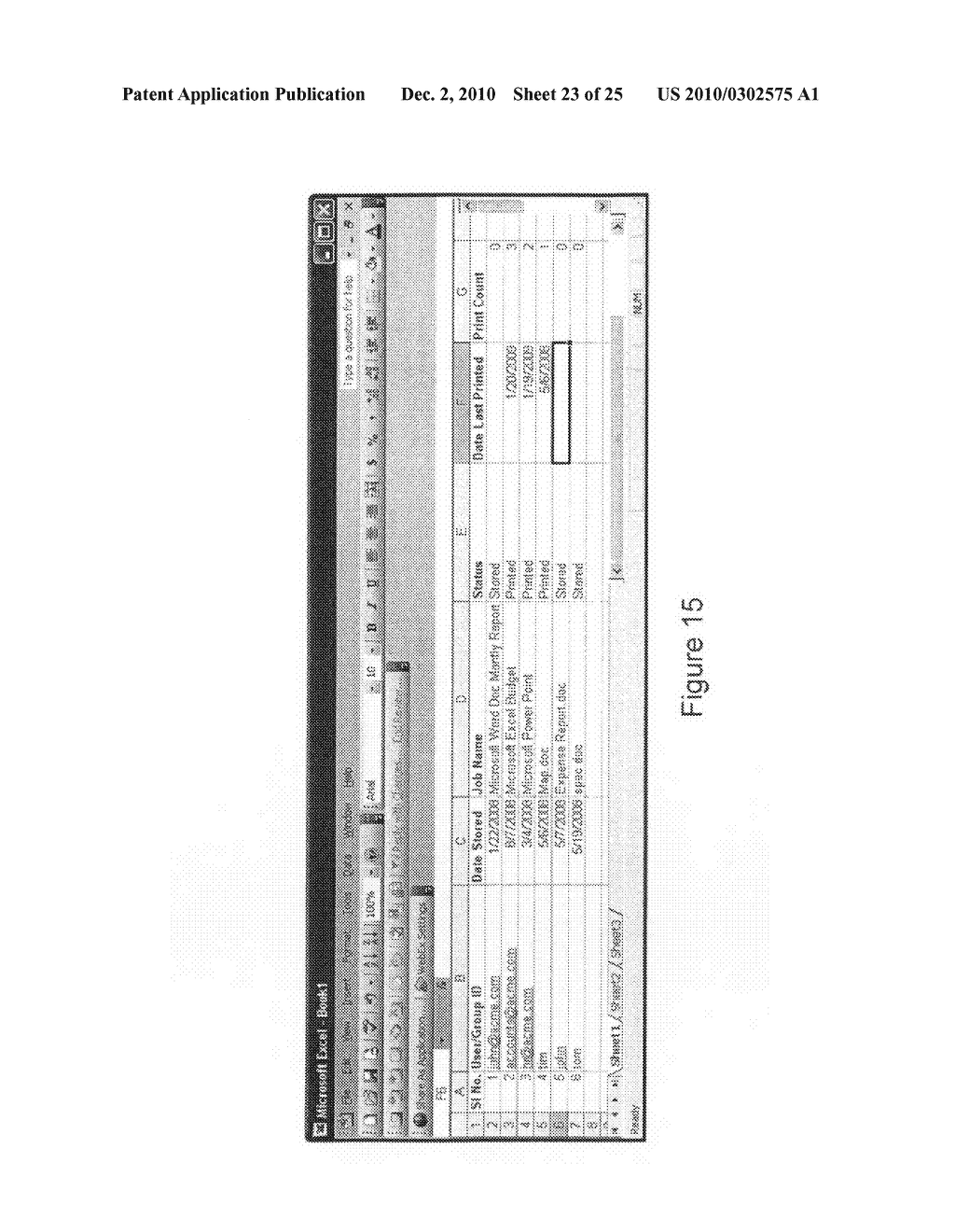 Method and apparatus for distributing a locked print job - diagram, schematic, and image 24