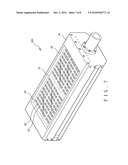 LED-based streetlamp for emitting white light with easily adjustable color temperature diagram and image