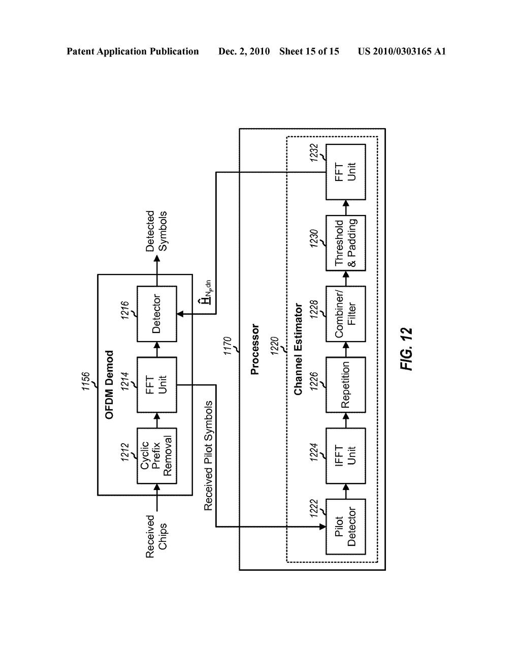 PILOT TRANSMISSION AND CHANNEL ESTIMATION FOR AN OFDM SYSTEM WITH EXCESS DELAY SPREAD - diagram, schematic, and image 16