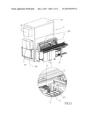 APPARATUS FOR AUTOMATICALLY DEPOSITING, PRESERVING AND RETRIEVING BIOLOGICAL MATERIAL SPECIMENS IN A REFRIGERATED STORAGE diagram and image