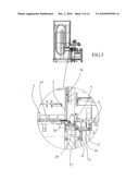 APPARATUS FOR AUTOMATICALLY DEPOSITING, PRESERVING AND RETRIEVING BIOLOGICAL MATERIAL SPECIMENS IN A REFRIGERATED STORAGE diagram and image