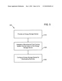 Method of operating an electrical energy storage device using microchannels during charge and discharge diagram and image