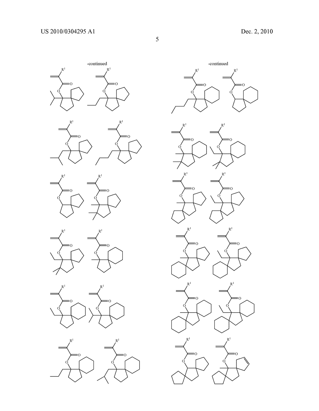 ACID-LABILE ESTER MONOMER HAVING SPIROCYCLIC STRUCTURE, POLYMER, RESIST COMPOSITION, AND PATTERNING PROCESS - diagram, schematic, and image 06