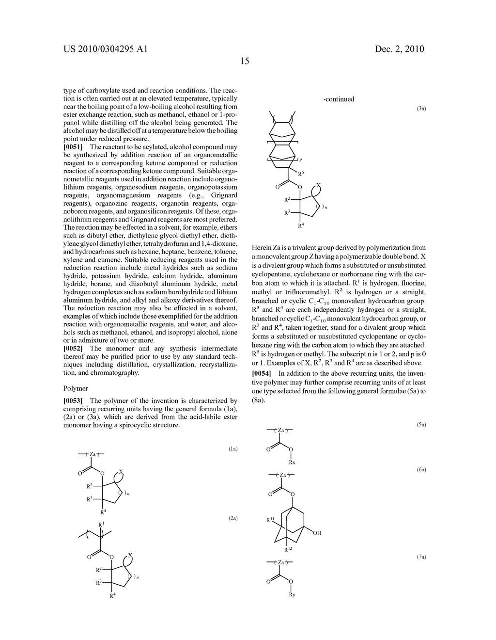 ACID-LABILE ESTER MONOMER HAVING SPIROCYCLIC STRUCTURE, POLYMER, RESIST COMPOSITION, AND PATTERNING PROCESS - diagram, schematic, and image 16