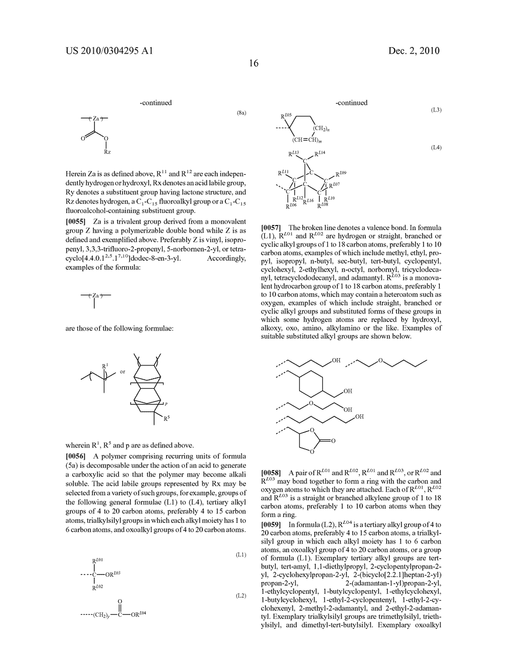 ACID-LABILE ESTER MONOMER HAVING SPIROCYCLIC STRUCTURE, POLYMER, RESIST COMPOSITION, AND PATTERNING PROCESS - diagram, schematic, and image 17