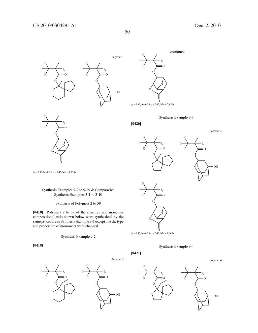 ACID-LABILE ESTER MONOMER HAVING SPIROCYCLIC STRUCTURE, POLYMER, RESIST COMPOSITION, AND PATTERNING PROCESS - diagram, schematic, and image 51