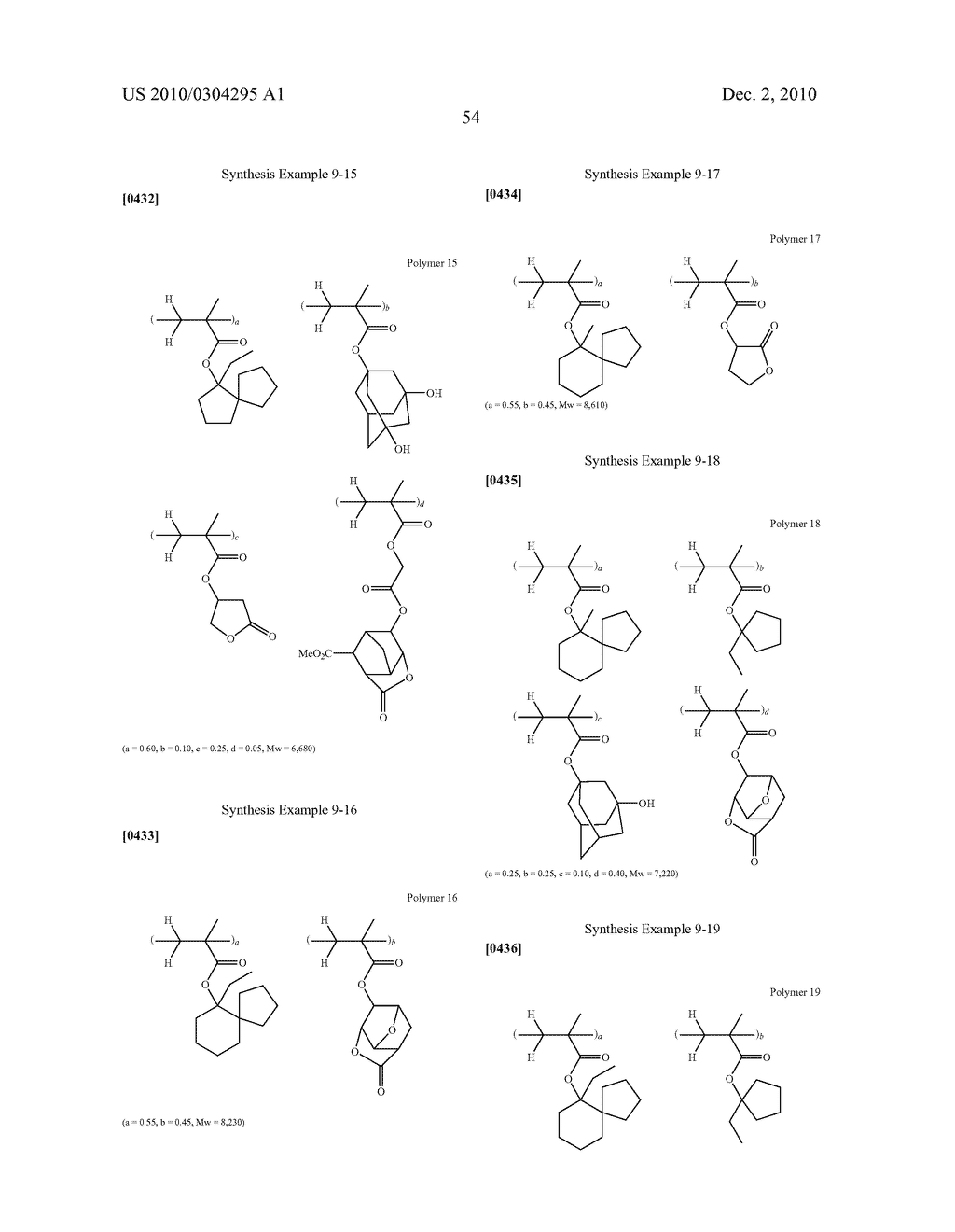 ACID-LABILE ESTER MONOMER HAVING SPIROCYCLIC STRUCTURE, POLYMER, RESIST COMPOSITION, AND PATTERNING PROCESS - diagram, schematic, and image 55