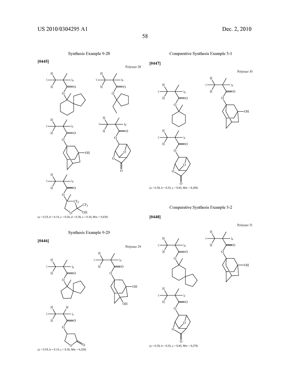 ACID-LABILE ESTER MONOMER HAVING SPIROCYCLIC STRUCTURE, POLYMER, RESIST COMPOSITION, AND PATTERNING PROCESS - diagram, schematic, and image 59