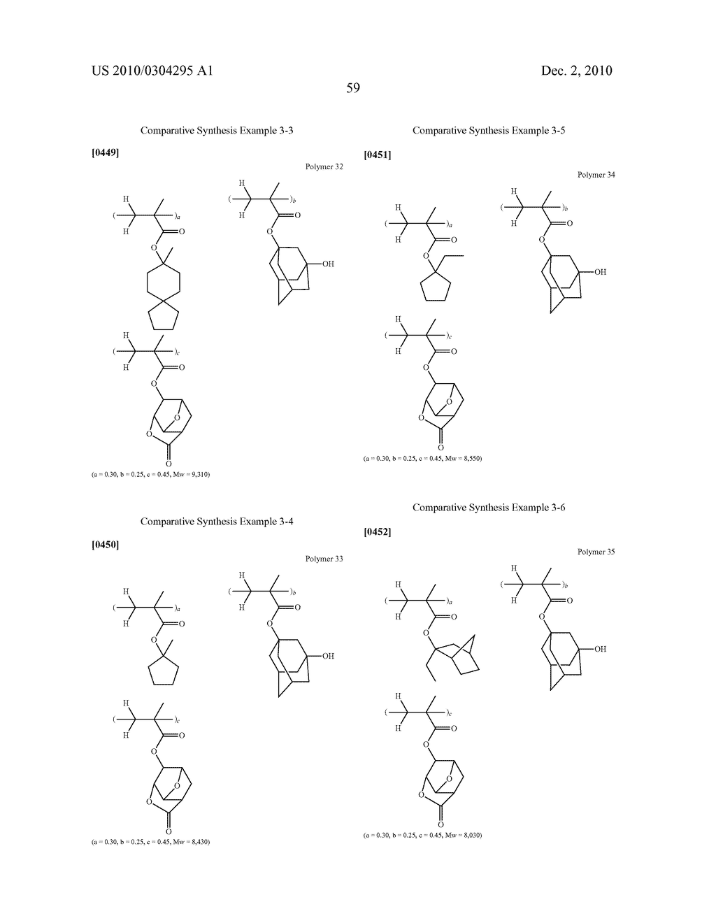 ACID-LABILE ESTER MONOMER HAVING SPIROCYCLIC STRUCTURE, POLYMER, RESIST COMPOSITION, AND PATTERNING PROCESS - diagram, schematic, and image 60