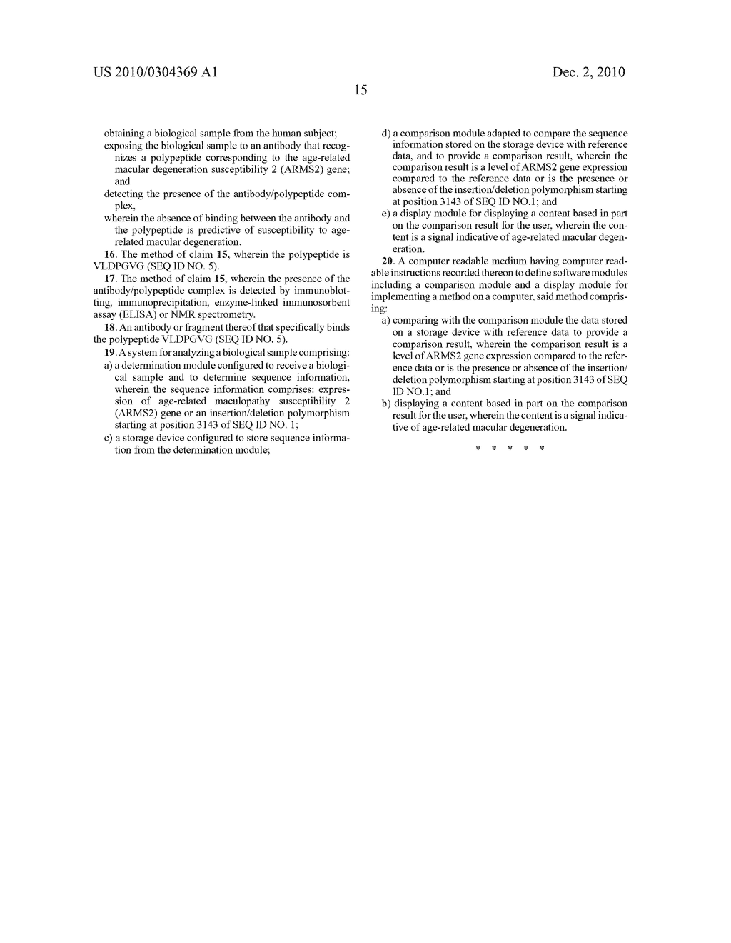 METHOD AND APPARATUS FOR DIAGNOSING AGE-RELATED MACULAR DEGENERATION - diagram, schematic, and image 21