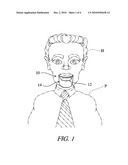 Mouth construction for ventriloquial figure diagram and image