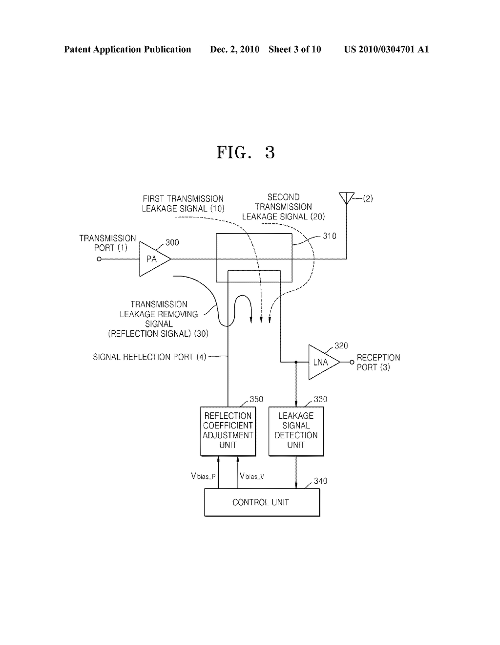 APPARATUS AND METHOD FOR REMOVING TRANSMISSION LEAKAGE SIGNAL - diagram, schematic, and image 04