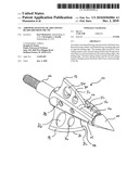 Arrowhead having blades offset rearward from the tip diagram and image