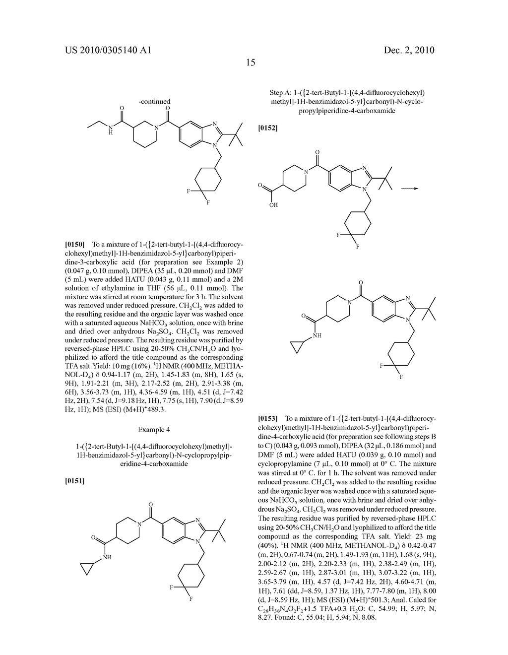 BENZIMIDAZOLE DERIVATIVES WHICH ARE TO BE USED AS ANTAGONIST FOR THE CB1-RECEPTOR - diagram, schematic, and image 16