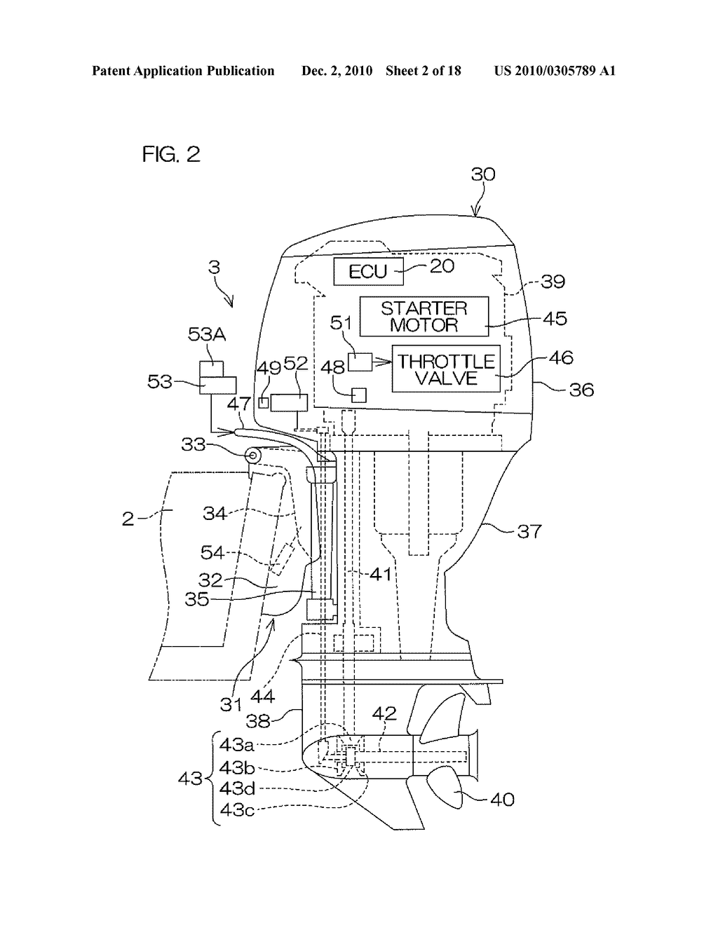 MARINE VESSEL CONTROL SYSTEM, MARINE VESSEL PROPULSION SYSTEM, AND MARINE VESSEL - diagram, schematic, and image 03