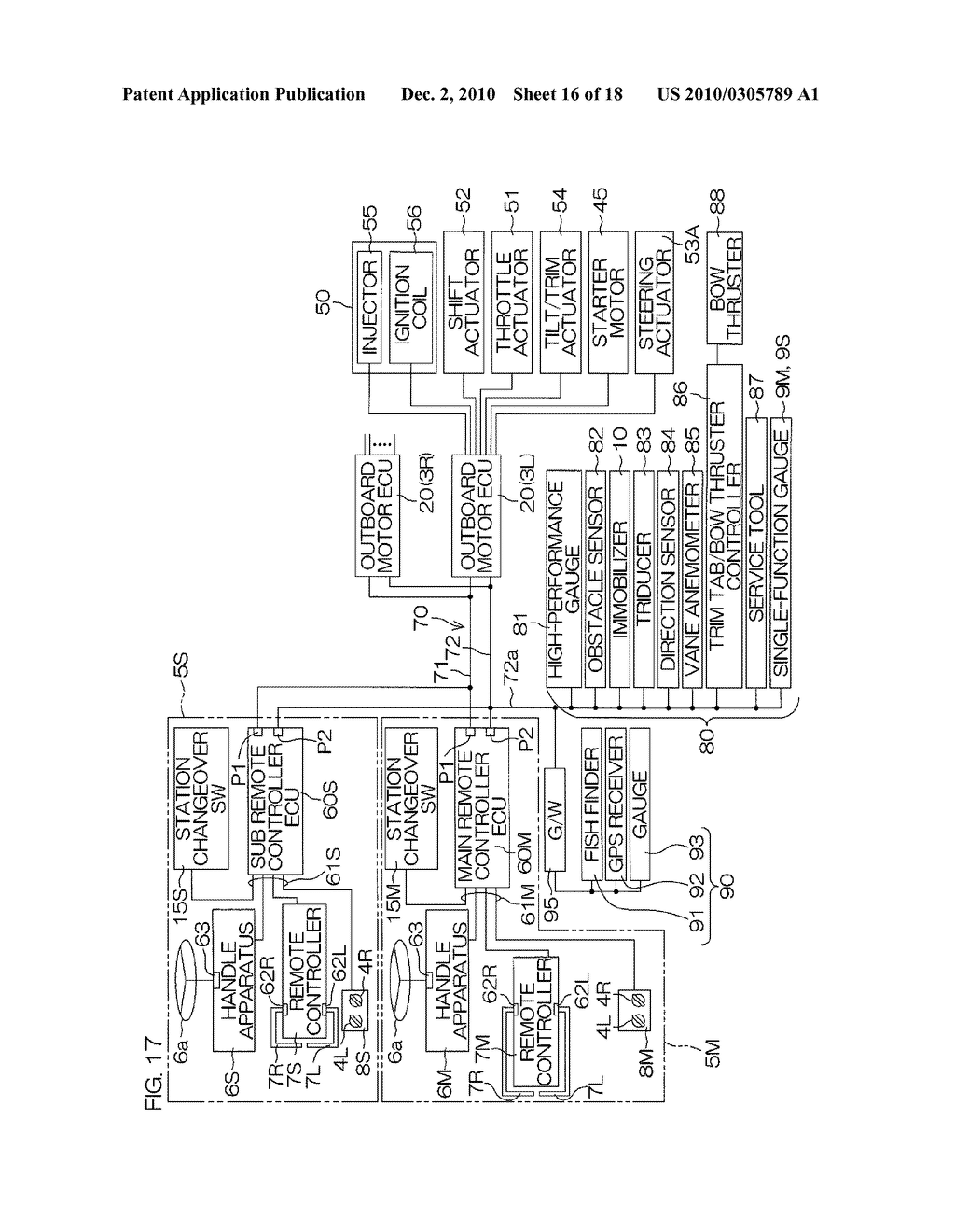 MARINE VESSEL CONTROL SYSTEM, MARINE VESSEL PROPULSION SYSTEM, AND MARINE VESSEL - diagram, schematic, and image 17