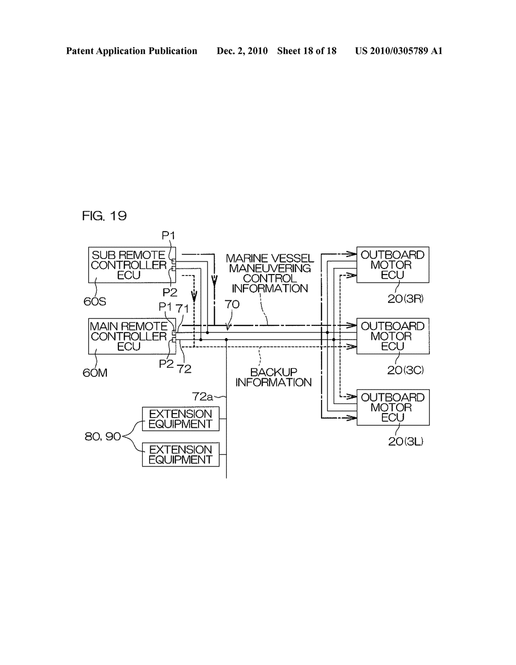 MARINE VESSEL CONTROL SYSTEM, MARINE VESSEL PROPULSION SYSTEM, AND MARINE VESSEL - diagram, schematic, and image 19