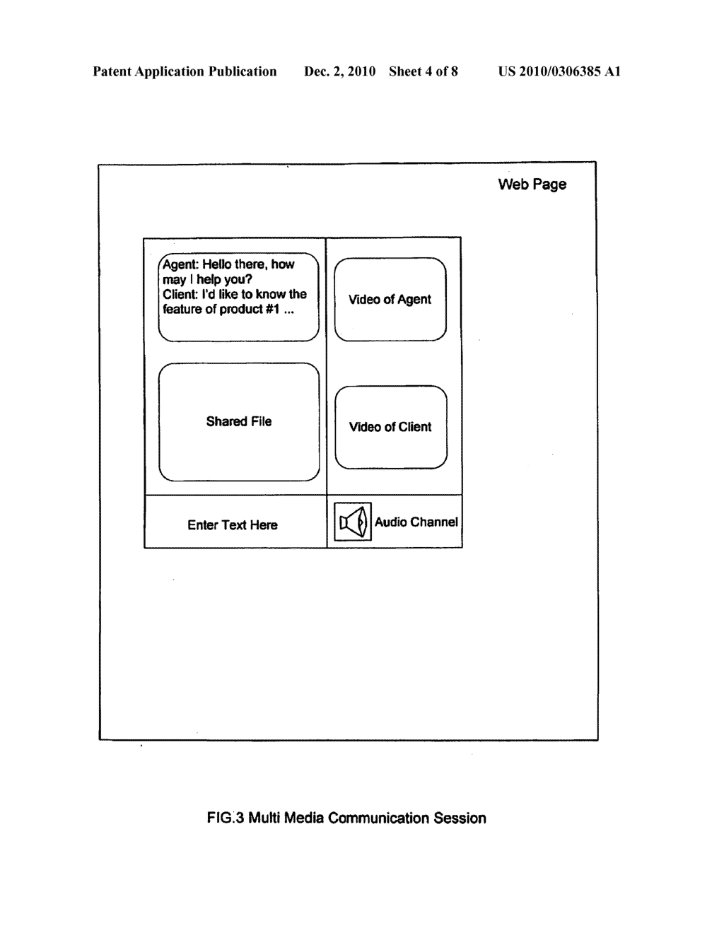 RULE BASED MULTIMEDIA COMMUNICATION SYSTEM ON WEB PAGES - diagram, schematic, and image 05