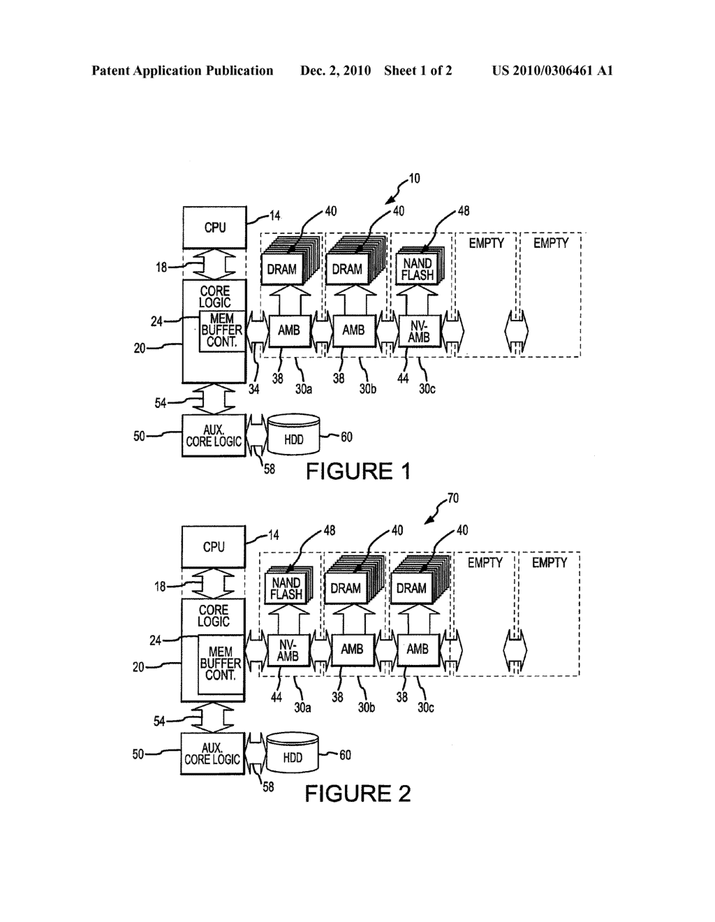 MEMORY SYSTEM AND METHOD HAVING VOLATILE AND NON-VOLATILE MEMORY DEVICES AT SAME HIERARCHICAL LEVEL - diagram, schematic, and image 02