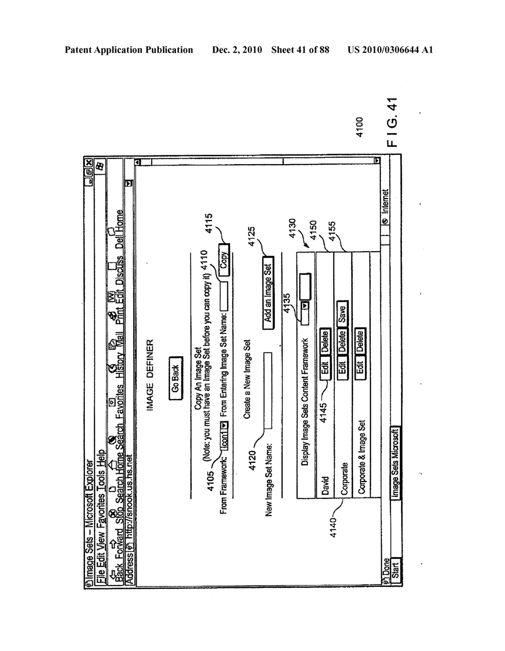 METHOD AND APPARATUS FOR GENERATING A WEB SITE USING A MULTI-DIMENSIONAL DESCRIPTION OF THE WEBSITE - diagram, schematic, and image 42