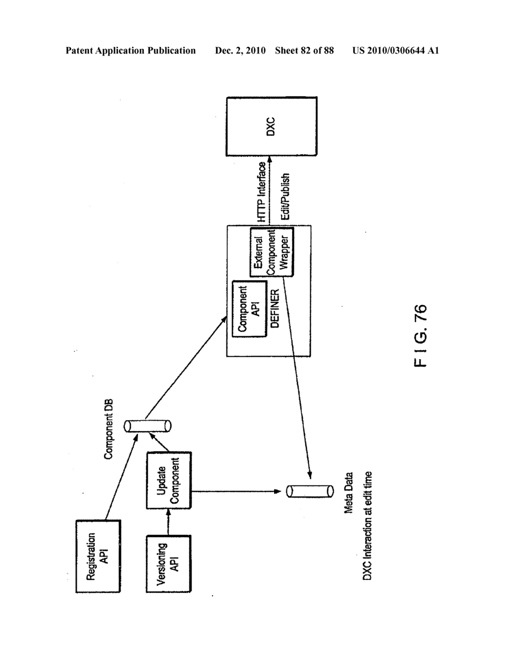 METHOD AND APPARATUS FOR GENERATING A WEB SITE USING A MULTI-DIMENSIONAL DESCRIPTION OF THE WEBSITE - diagram, schematic, and image 83