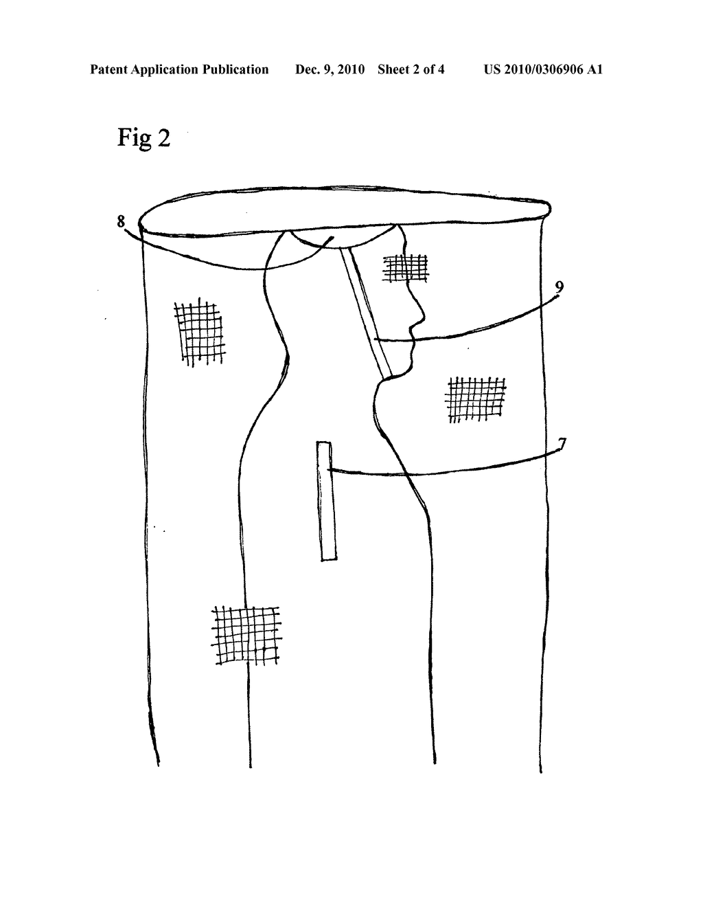 Insect Protection Garment - diagram, schematic, and image 03