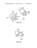 MEDICAL IMPLEMENT CLEANING DEVICE WITH FRICTION-BASED FITTING diagram and image