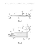 Fishing tackle with a motion inducing member diagram and image