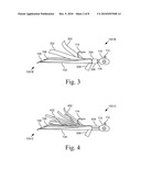 Fishing tackle with a motion inducing member diagram and image