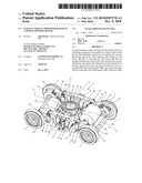 Railway vehicle power bogie having a semi-suspended motor diagram and image