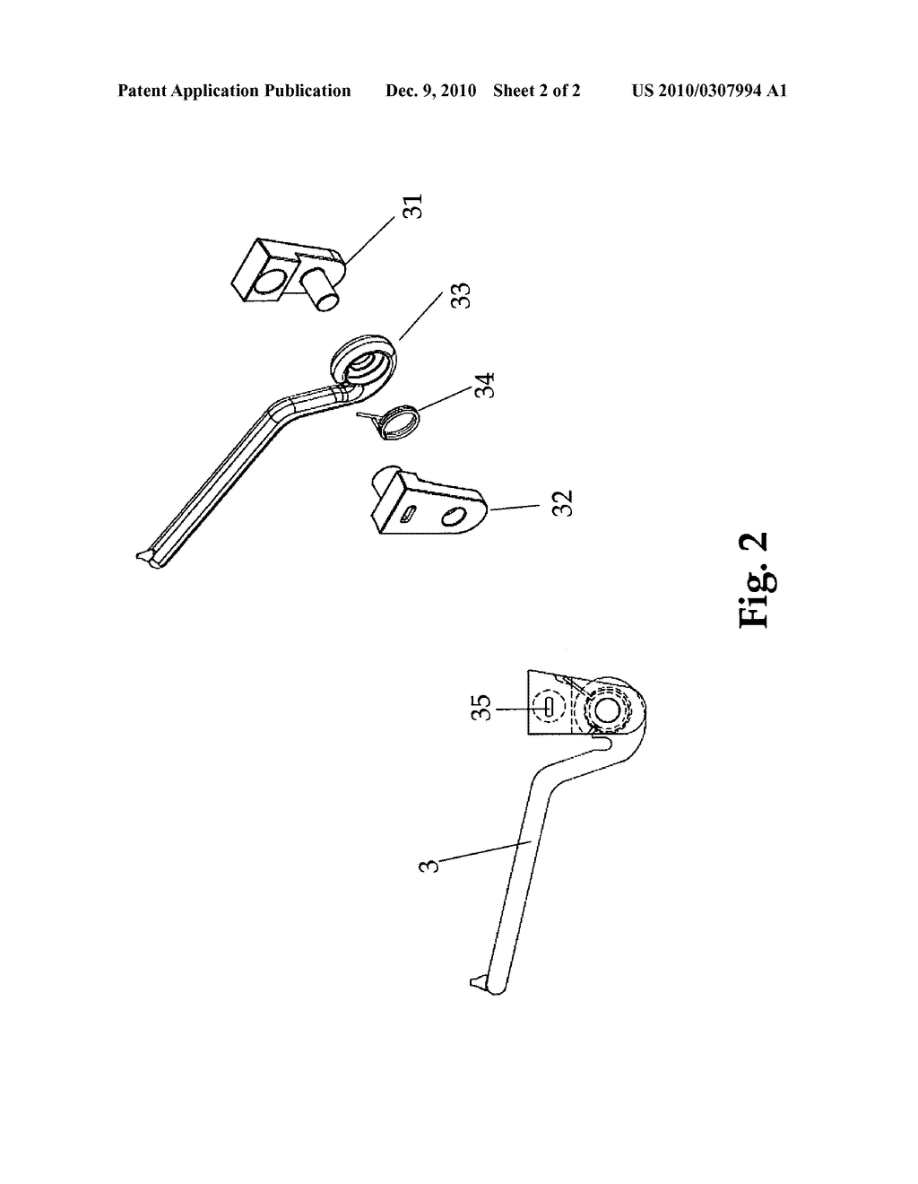 Eyeglasses retainer for handle bars - diagram, schematic, and image 03