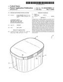 HINGED LID WITH RETAINING FEATURE diagram and image