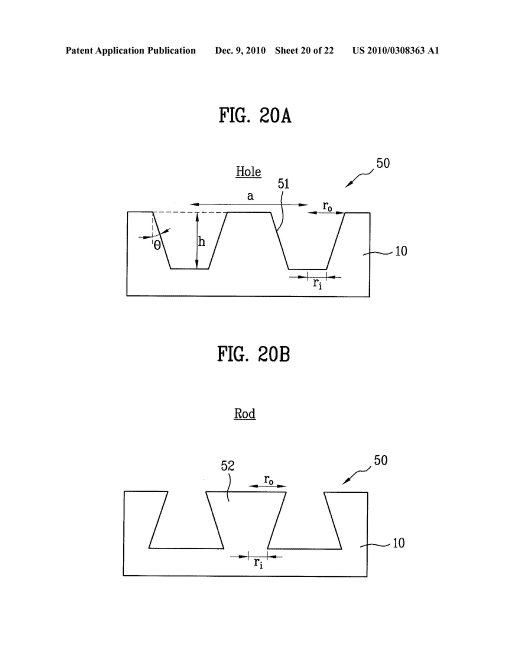 LIGHT EMITTING DEVICE HAVING LIGHT EXTRACTION STRUCTURE AND METHOD FOR MANUFACTURING THE SAME - diagram, schematic, and image 21
