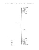 Support mechanism for opening and closing member diagram and image