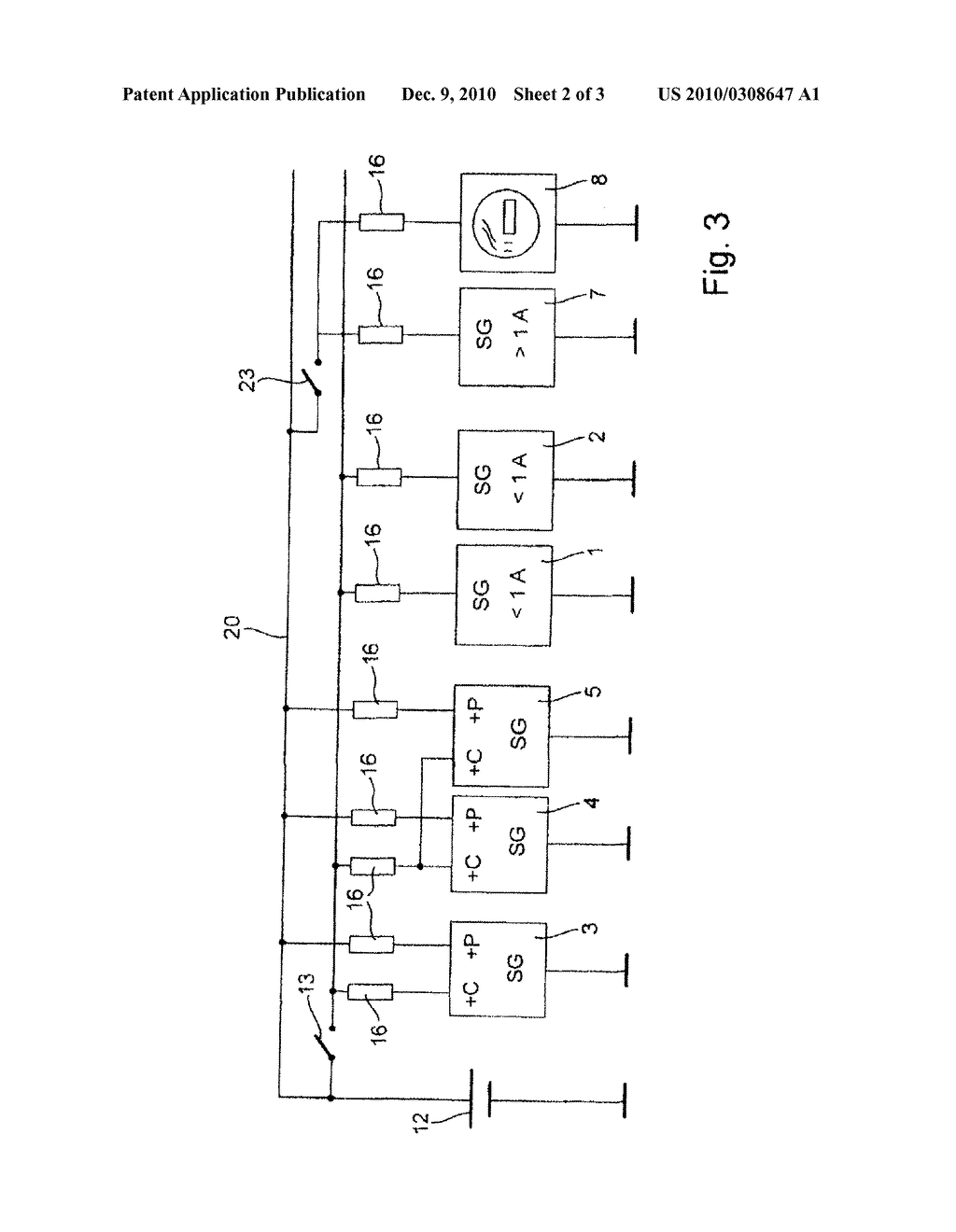 Power Supply Circuit for a Vehicle - diagram, schematic, and image 03