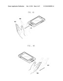 MOBILE DEVICE HAVING PROXIMITY SENSOR AND DATA OUTPUT METHOD USING THE SAME diagram and image