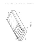 PORTABLE ELECTRONIC APPARATUS WHOSE KEYBOARD AND DISPLAY ARE SWITCHABLE diagram and image