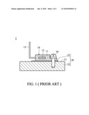 MOUNTING STRUCTURE FOR AN ELECTRONIC ELEMENT diagram and image