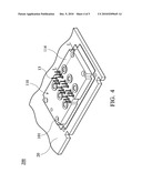 MOUNTING STRUCTURE FOR AN ELECTRONIC ELEMENT diagram and image