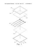 LIGHTING FIXTURE WITH PLANAR-TYPE REFLECTING STRUCTURE diagram and image